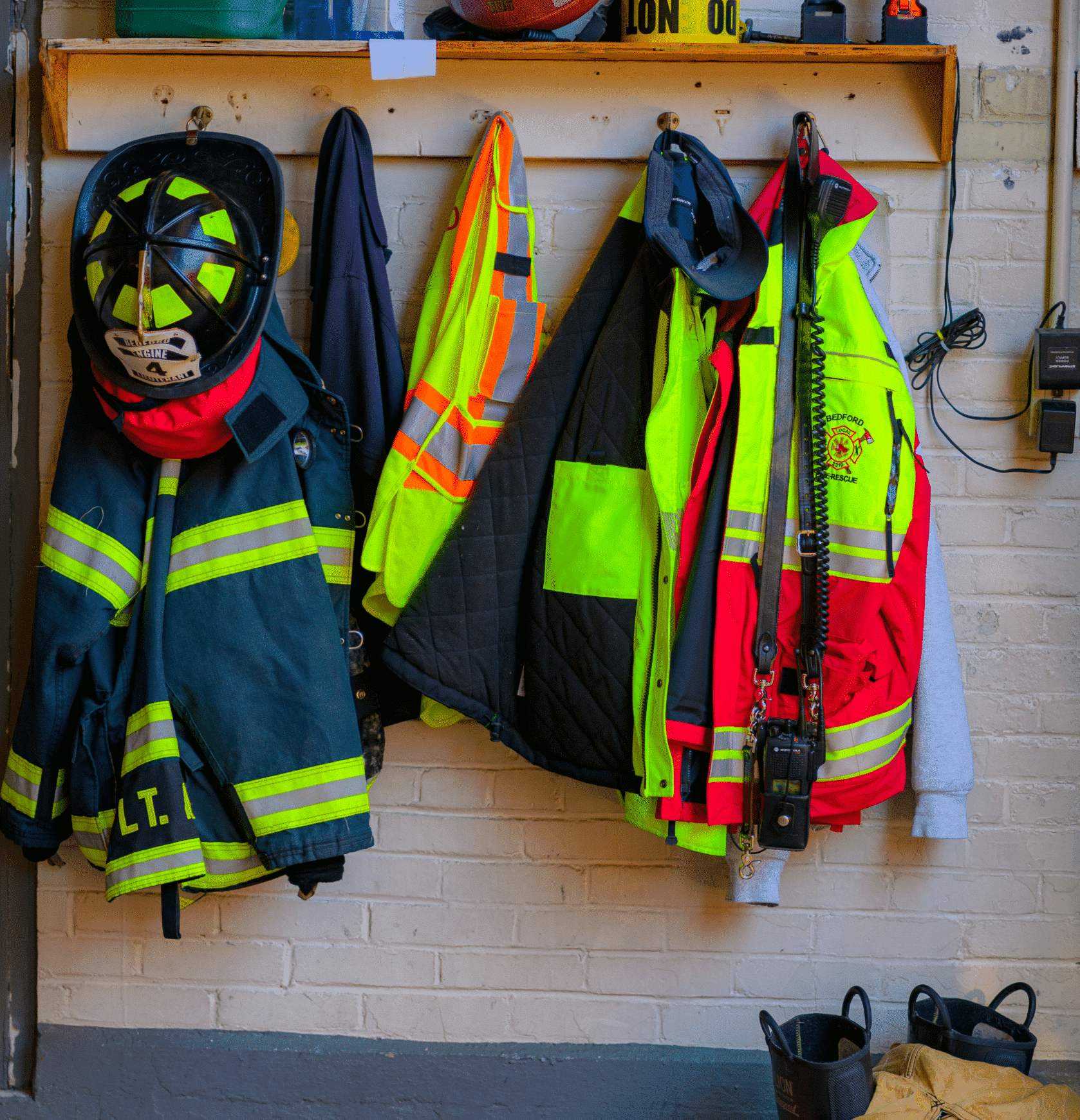 Équipements de protection individuelle : casque, gilet et chaussures de sécurité